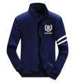 Blue Stylish Full Seleve Printed Jacket For Man.