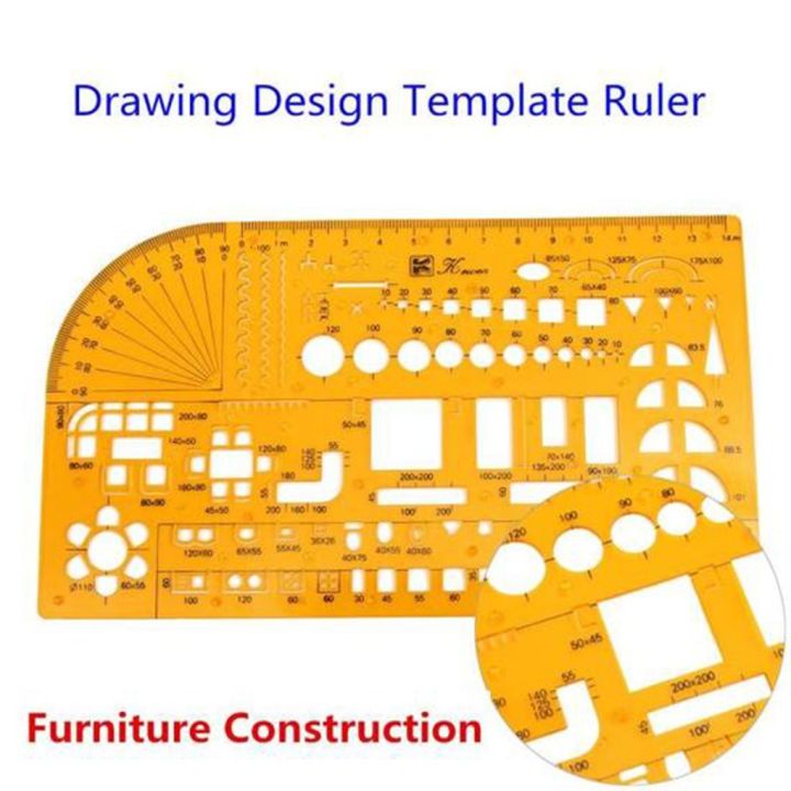 Model Ruler Scale No.4355 Building Furniture Drawing Template for Const