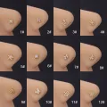 1PC 20G Stainless Steel L Shaped Nose Studs Nose Ring for Women Fashion Snake Butterfly CZ Nose Stud Screw Nose Piercing Jewelry. 