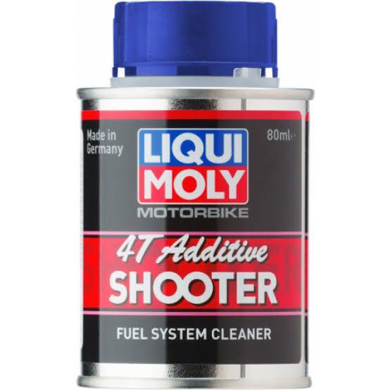 LIQUI MOLY, MOTORBIKES, 4T ADDITIVE SHOOTER, FUEL SYSTEM CLEANER. 80ML
