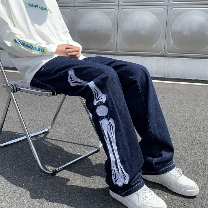 Jeans%20Men%20Skeleton%20Baggy%20Casual%20Jean%20Pants%20Mens%20Japan%20Style%20Streetwear%20Wide%20Leg%20Denim%20Trousers%20Male%20Vintage%20Blue%20Denim%20Pants%20-%20Image%206