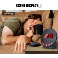Digital Alarm Clock Intense Vibration USB Charging Large Display Bed Shaker Bedroom Clock Super Loud LED Display for Heavy Sleepers Home Use Wake-up Aid Management Auditory Impaired.