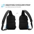 Crossbody bag Oxford Cloth Waterproof USB Recharging Sling bag Fits 12.5inch iPad Shoulder Messenger Bags Chest bag travel bag for Men.
