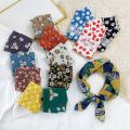 Print Square Scarf Cotton Linen Headscarf Small Scarf Floral Handkerchief Bohemia Bandana Hair Bands Head Neck Scarf Hats Decor.