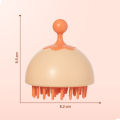 Hair Shampoo Massage Brush, Scalp Care Brush with Soft Silicone Bristles Scalp Massager for Hair Care and Head Relaxation.