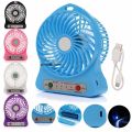 Rechargeable Small Powerful Li-ion Battery Fan Portable Mini USB Fan.