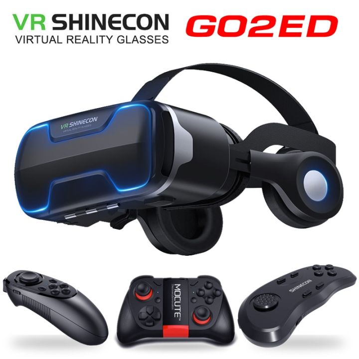 G02ED%20VR%20shinecon%208.0%20Standard%20edition%20and%20headset%20version%20virtual%20reality%203D%20VR%20glasses%20headset%20helmets%20Optional%20controlle%20-%20Image%203