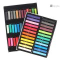 Square Pastel Set 24 Colors Soft Dry Pastel Artist Chalk Pastel Sticks Non Toxic for Office School Art Drawing Painting. 