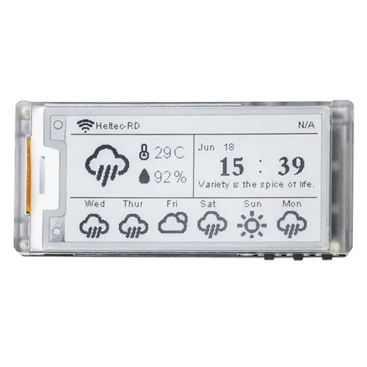 2.13 Inch E-Ink Display Meshtastic LoRa for Esp32 E-Paper Monitor Devboard Bluetooth Price Tag IoT