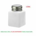 Metal Head 120mL Plastic Press Bottle For Soldering Repair Tools Solvent Pump Flux Liquid PCB Cleaner Thinner Bottle.