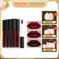 FOCALLURE Waterproof Lip Gloss Matte Velvet Long Lasting Nude Non-Stick Cup Liquid Lipstick Women Lips Makeup Cosmetics.
