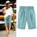 Pants Women's Trousers Summer Knee Length Harem-Pants Capris High Waist Plus Size Beach S-8XL 10 Colors Casual Dropshipping. 