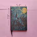 starry night Medium Notebook (7.9"*5.4" A5 size) - Notebook/sketchbook/sketchpad for drawing, sketching, writing with classic look. 