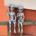 Amazon Alien Resin Decorations Alien Outdoor Garden Dwarf Statue Ornament Decoration Alien New. 