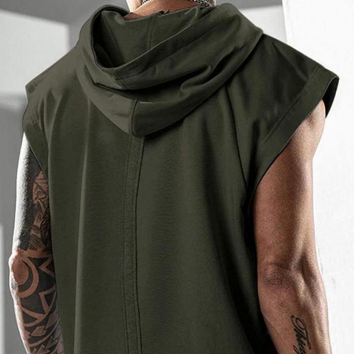 Summer%20Mens%20Sleeveless%20Hoodie%20T-Shirts%20Muscle%20Sweatshirt%20Cool%20Hoody%20Tops%20Gym%20Sport%20Slim%20Fitness%20Hooded%20Sportswer%20Tees%20Fashion%20-%20Image%207
