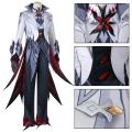Arlecchino Cosplay Costume, Genshin Impact Fatui Harbinger Wig Set Game Genshin Impact Role Play Suits for Men Women. 
