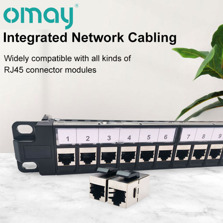 24%20Port%20CAT6%20Shield%20Patch%20Panel%20RJ45%20Connector%20Applicable%20To%2019%20Inch%20Cabinet%20Network%20Cable%20Rack%20Ethernet%20Distribution%20Frame%20-%20Image%204
