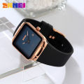 SKMEI Women Fashion Elegant Stopwatch Quartz Watches Womens Casual Simple Wristwatches Waterproof Famale Clcok Reloj Mujer 2173. 