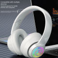 Head-mounted Bluetooth-compatible Headphones Hd Noise Reduction Subwoofer Wireless Luminous Gaming Headset. 
