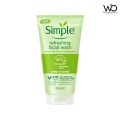 Simple Face Wash | Simple Kind to Skin Refreshing Facial Gel Wash | 150ml.