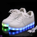 【selevn roind】 Comemore 2023 Adult Unisex Womens Mens Kid Luminous Sneakers Glowing USB Charge Boys LED Colorful Light-up Shoes Girls Footwear. 
