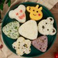 [ Wholesale Prices ] DIY Sushi Mold Onigiri Rice Ball Mold / Cute Animals Sushi Mold Set / Triangular Flower Heart Shape Sushi Maker Tools / Japanese Bento Accessories. 