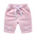 DE PEACH Unisex Summer Cotton Baby Boys Shorts Pants Teenager Kids Boys Girls Solid Casual Shorts For 1-12Years Children Clothes.