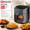 Redswiss RSAF 7002 7.0L 1800W Air Fryer – Digital Touch Screen, Oil-Free Healthy Cooking, 80% Less Fat, Fast Air Circulation Technology. 