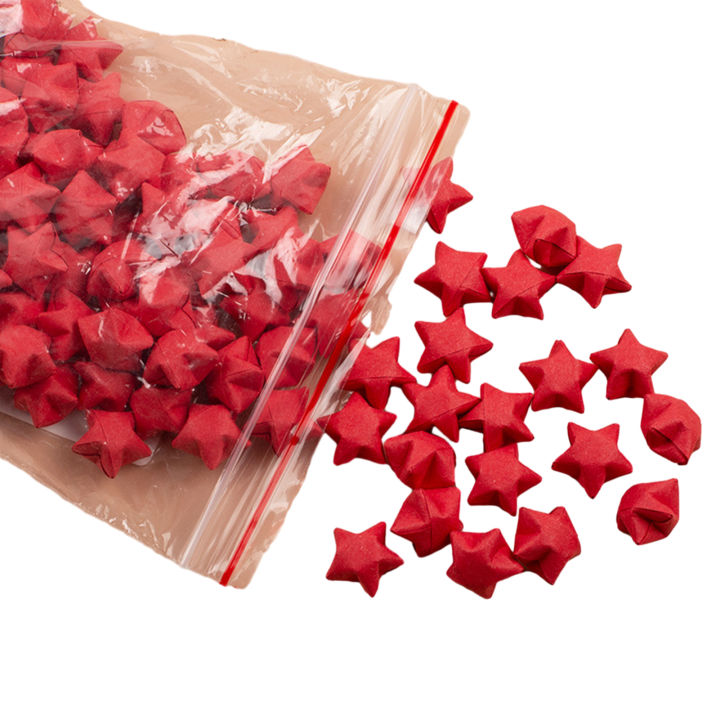 Xusaxer Folded Stars 100pcs Colorful Glow-in-the-dark Origami Lucky Stars Diy Crafts Supplies for Wishing Bottles Buyers' Favorite Origami Stars