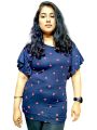 Kappa Fashion Regular Use Export Quality Fashionable Cotton Linen Mix Comfortable T-Shirt For Ladies .. 