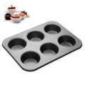 Cake Mold 6 Holes Small Muffin Cup Pan Bakeware DIY Baking Tools. 