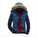 Men Down Parkas Winter Warm Fleece Jacket 9 Color Fashion Hood Hat Detachable Men Outerwear Casual Mens Coats Thick Hoodies. 