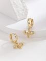 【Beiver Jewelry Store 】Gold Bee Earrings.