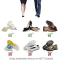 2Pcs Non-Slip Shoes Pads Shoe Grip Sole Self-Adhesive Pad Mat Stick Rubber Self-Adhesive Shoe Grips Anti Slip Shoe Pads. 