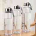 300/400/500ML Plastic Transparent Round Portable Water Bottles Outdoor Hiking Sports Travel Carrying for Water Bottle Drinkware.