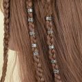 10 pcs/set Vintage Ethnic Hairpin for Women Girls Fashion Spiral Hair Ring Clips Hair Accessories Beads Dirty Braids Headdress. 
