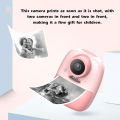 HXSJ Camera Printer Thermal Printer Camera Kids Toys Outdoor Photography Polaroids Mini Kids Camera 2 Inch LCD Screen Digital Children Camera. 