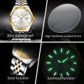 OLEVS Watch For Women Waterproof Sale Original Casual Elegant Luxurious Stainless Steel Gold Not Faded calendar Quartz (1 Year Warranty) 5593.
