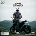Outwear Premium Stylish Biker Travel Kit Wind Protector Windbreaker for Men's - Colton. 
