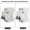 16A/32A/63A 250V DC 2P Miniature Air Circuit Breaker 10000A Breaking Capacity. 