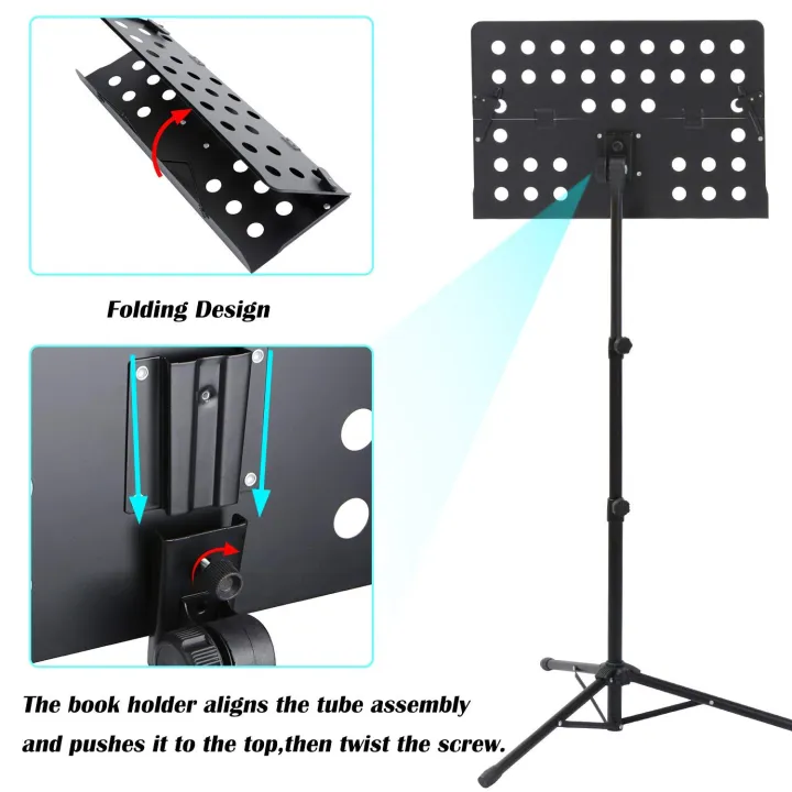 Professional%20Music%20Lyric%20Stand%20With%20Cary%20Bag%20-%20Image%202