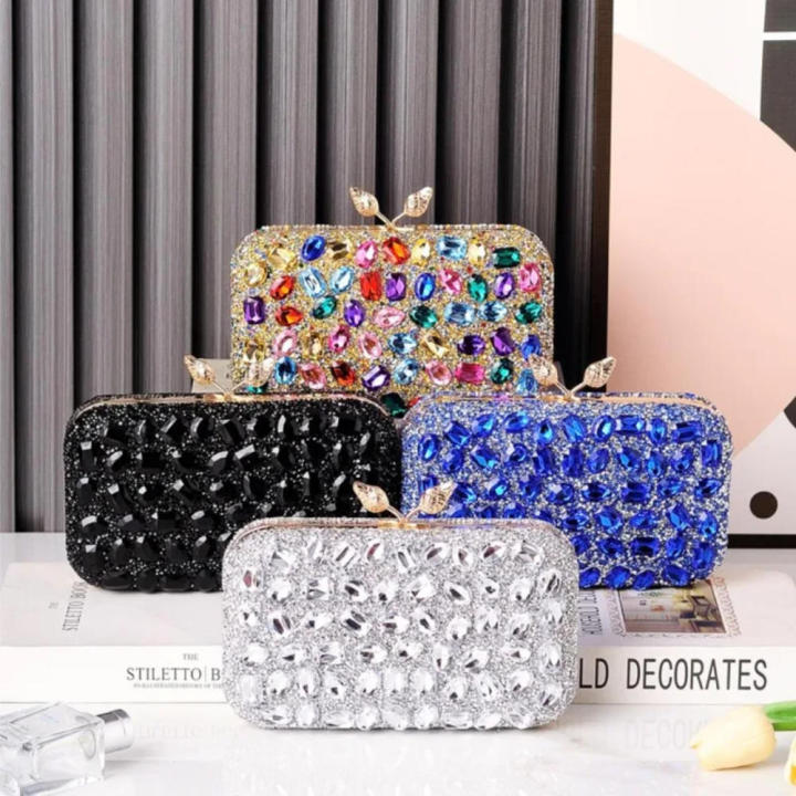 Evening%20Bag%20%20%20Handbag%20Rhinestone%20Clutch%20Wedding%20Purse%20Resin%20Inlay%20Bag%20-%20Image%202