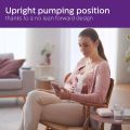 Philips Avent Electric Single Breast Pump SCF395/11, Personalised Experience, Flexible Silicone Cushion, Bottle, Natural Motion Technology, Quiet Motor, Pink, White. 