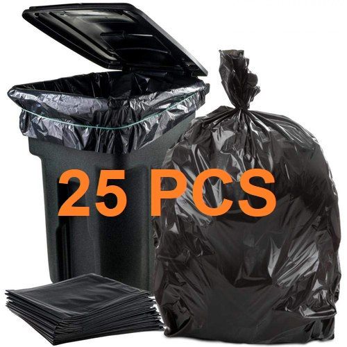 BLACK (55" X35") 25PCS Trash Bag / PolyBag / Garbage Bag / Moyla Felar Bag / Polibag