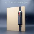 Supplies Adjustable Notebooks Pen Holder Elastic Office Notebooks Pencil Sleeve Leather Detachable Planners Pencil Pouch.