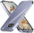 GOOGLE PIXEL 9A Flexible Clear Transparent Soft TPU Back Case Cover.