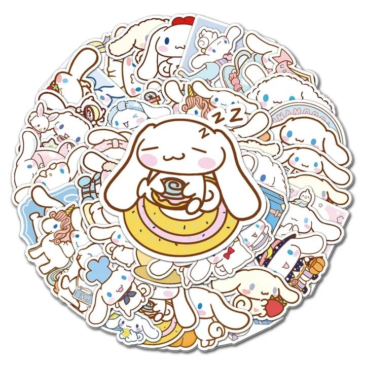 10/30/50PCS%20Funny%20Cinnamoroll%20Stickers%20Cartoon%20Cute%20Kids%20Toy%20Decals%20PVC%20DIY%20Luggage%20Stationary%20Wall%20Car%20Travel%20Sticker%20Wholesale%20-%20Image%202