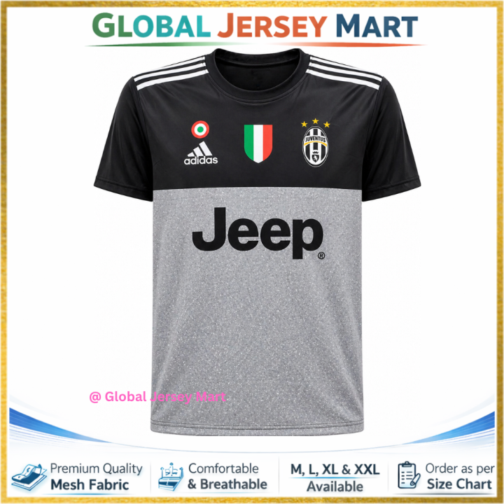 JUVENTUS Football Jersey- Ash - Jersey