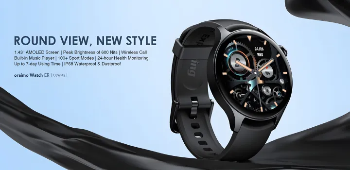 Oraimo%20Watch%20ER%201.43%E2%80%9D%20AMOLED%20IP68%20Smart%20Watch(OSW-42)%20-%20Image%206
