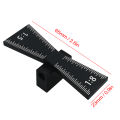 KOGEEK Aluminum Alloy Hand Cut Wood Joints Gauge Dovetail Marker Gauge with Scale Template Dovetail Guide Tool for DIY Woodworking. 